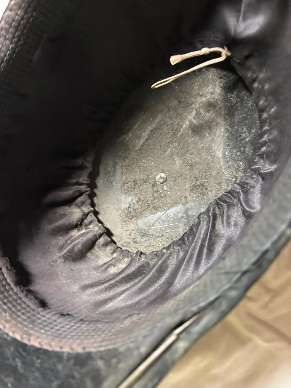 Vintage Black Velvet Riding Hat